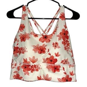Linc Active Longline Floral Sports Bra